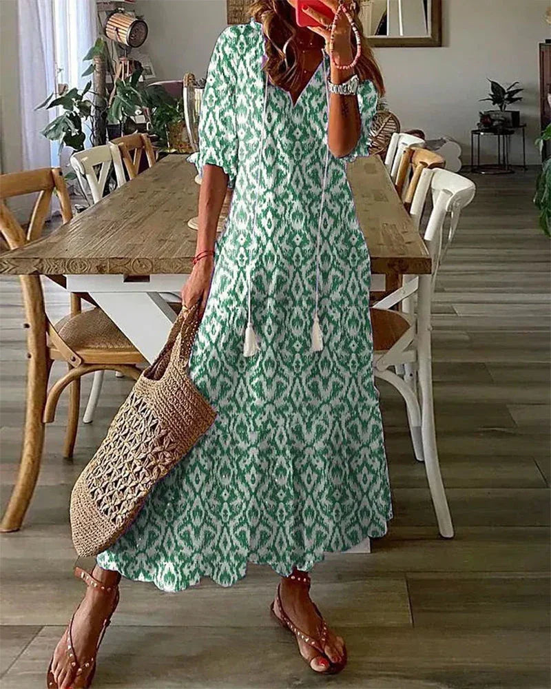 Jessica - Boho midi šaty
