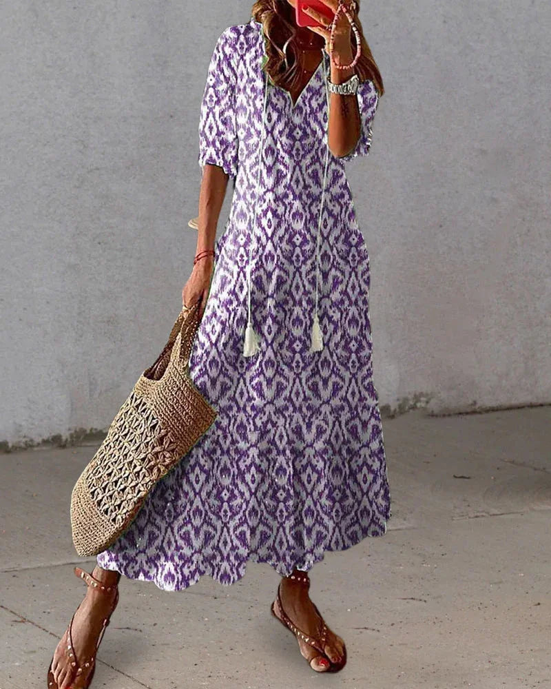 Jessica - Boho midi šaty