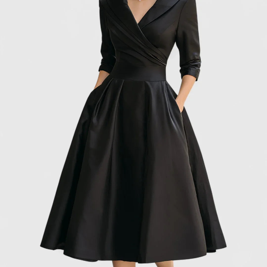 Rosalie | Elegantné midi šaty s jemným leskom