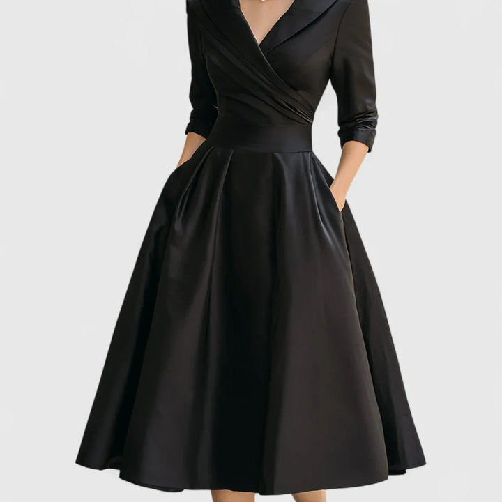 Rosalie | Elegantné midi šaty s jemným leskom
