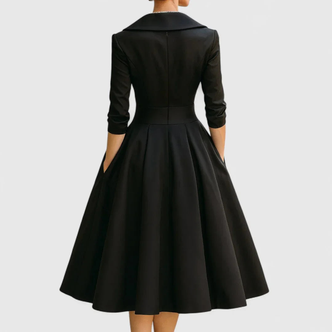 Rosalie | Elegantné midi šaty s jemným leskom