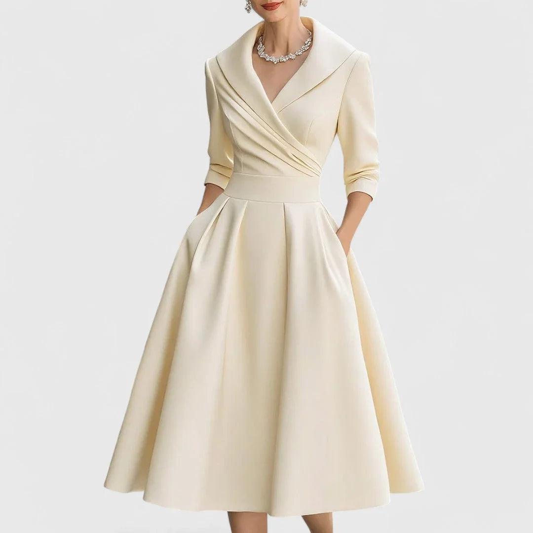 Rosalie | Elegantné midi šaty s jemným leskom