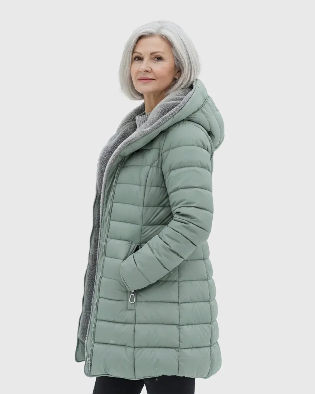 Clair - Puffer kabát s fleecovou podšívkou