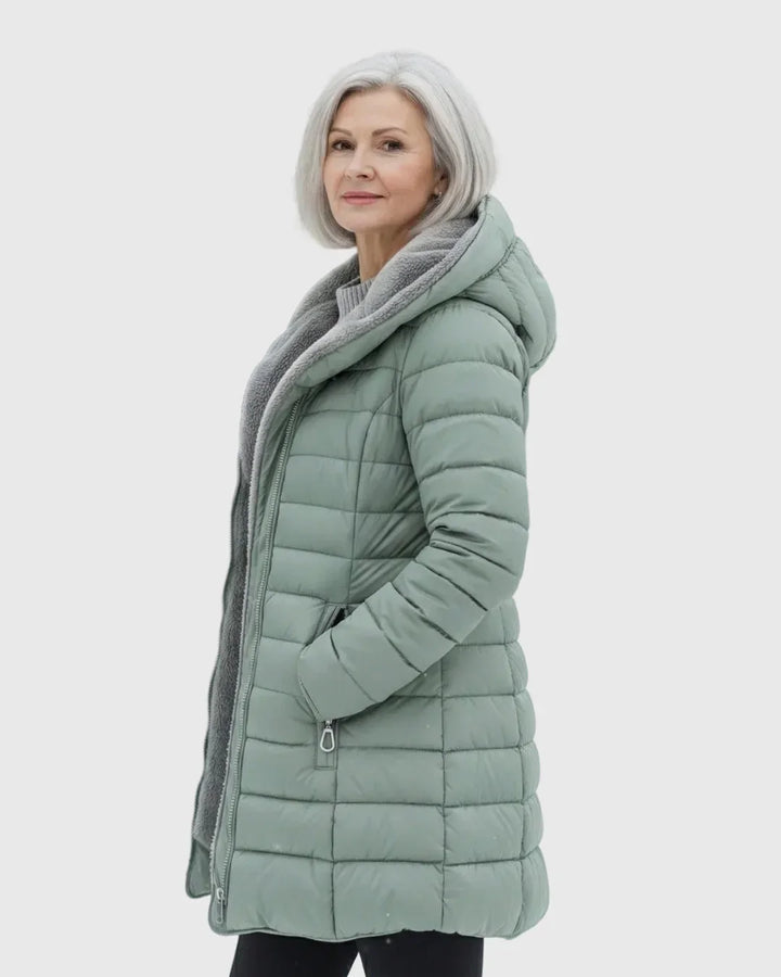 Clair - Puffer kabát s fleecovou podšívkou