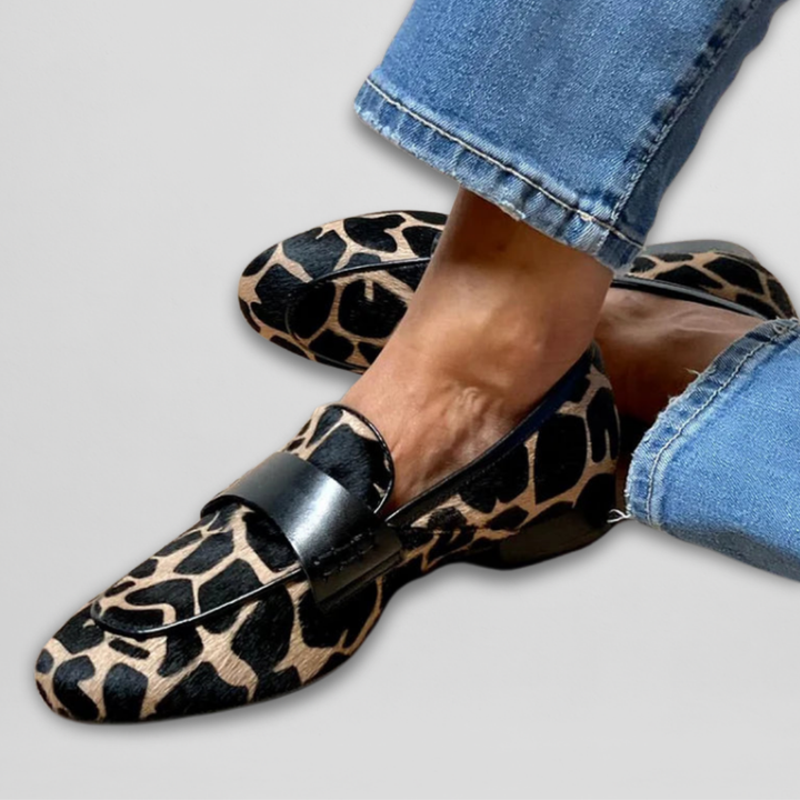 Catarina - Komfortné baletky s leopardím vzorom