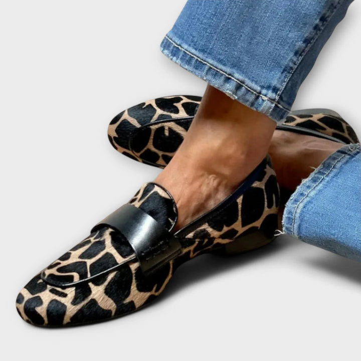 Blanka  ｜Ortopedické mokasíny Leopard