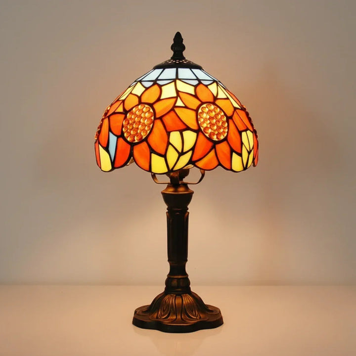 SOLELIA | Vintage slnečnicová sklenená lampa