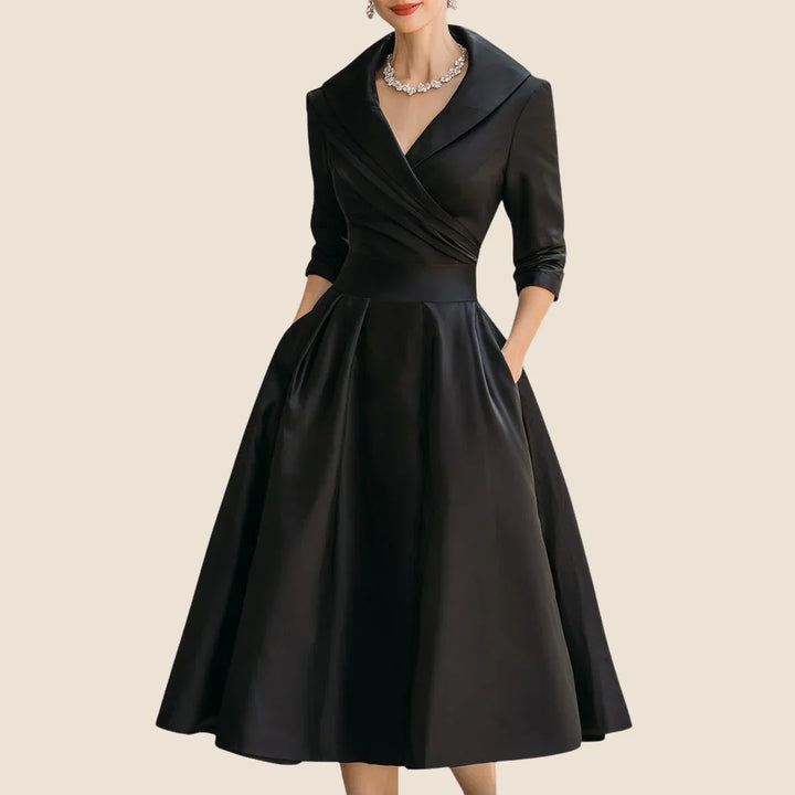 Rosalie | Elegantné midi šaty s jemným leskom