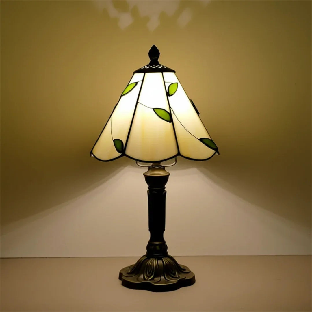LEAFORA | RETRO sklenená lampa v tvare listu