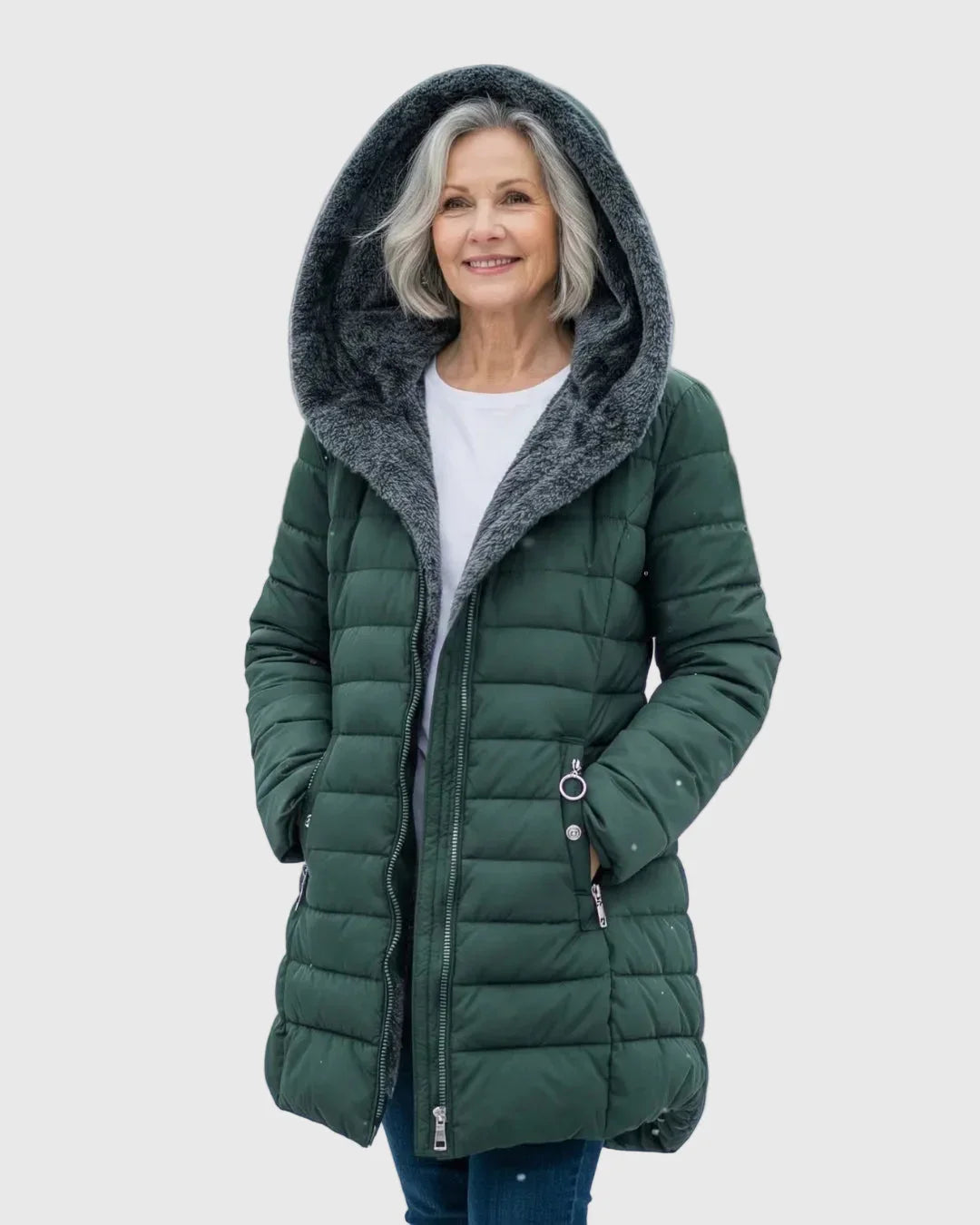 Clair - Puffer kabát s fleecovou podšívkou