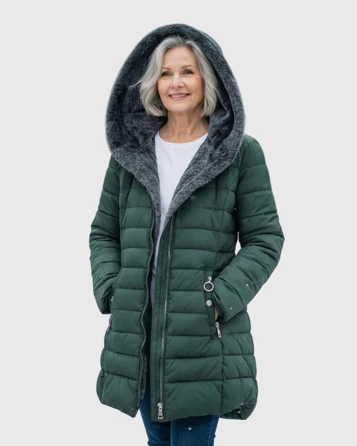 Clair - Puffer kabát s fleecovou podšívkou