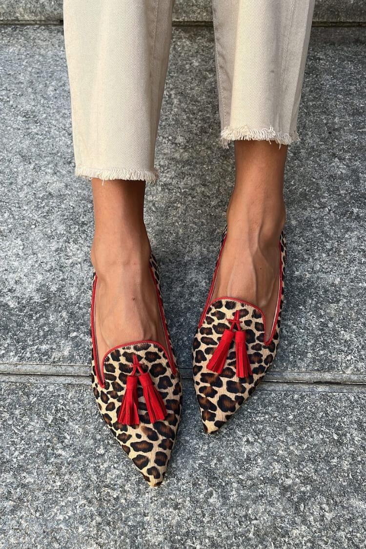Nela  | Leopardie Mokasíny