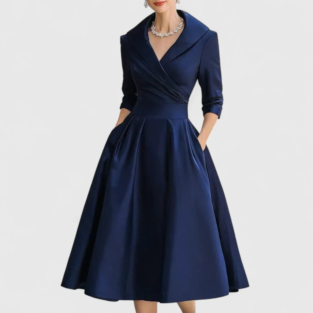 Rosalie | Elegantné midi šaty s jemným leskom