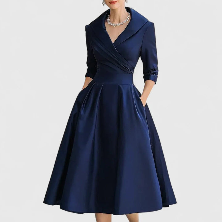 Rosalie | Elegantné midi šaty s jemným leskom
