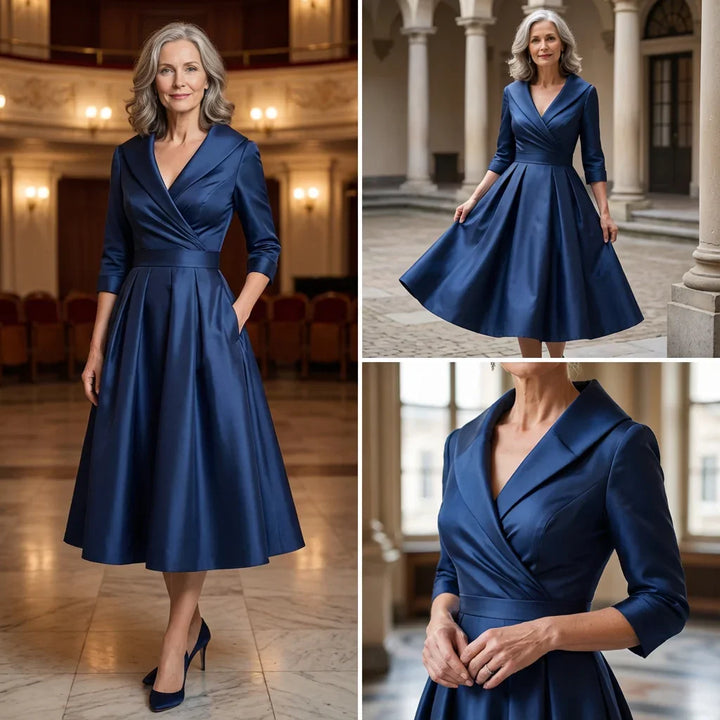 Rosalie | Elegantné midi šaty s jemným leskom