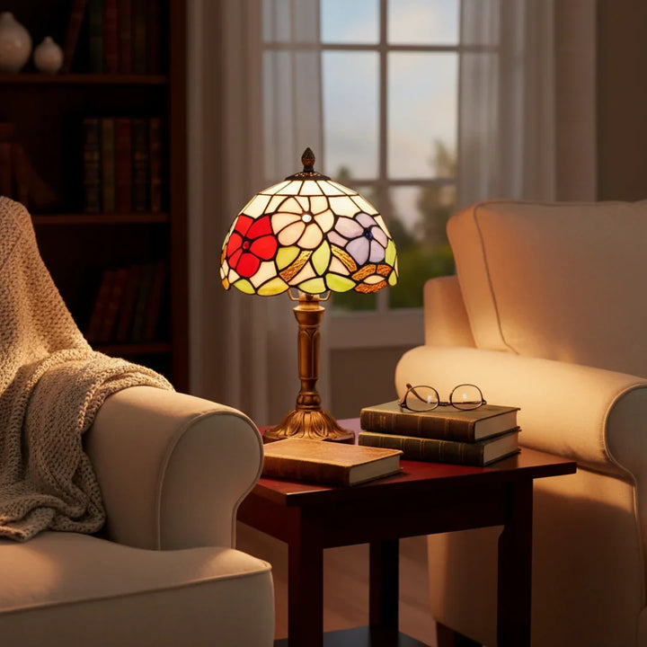 ROSAVIA | Farebná lampa v štýle Tiffany