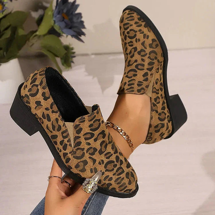 Angélique  | Mokasín s leopardím vzorom