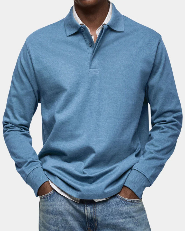 Lucca | Premium Polo s dlhým rukávom - Italská trieda a pohodlie