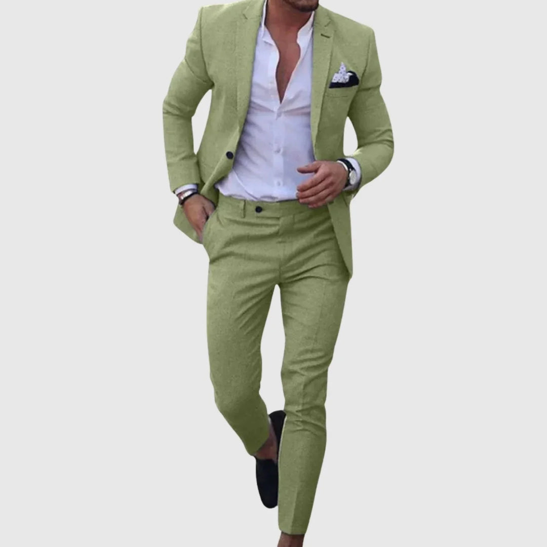 Elegantný pánsky oblek (sako + nohavice)