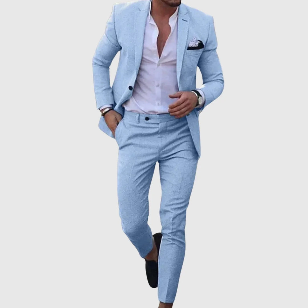 Elegantný pánsky oblek (sako + nohavice)