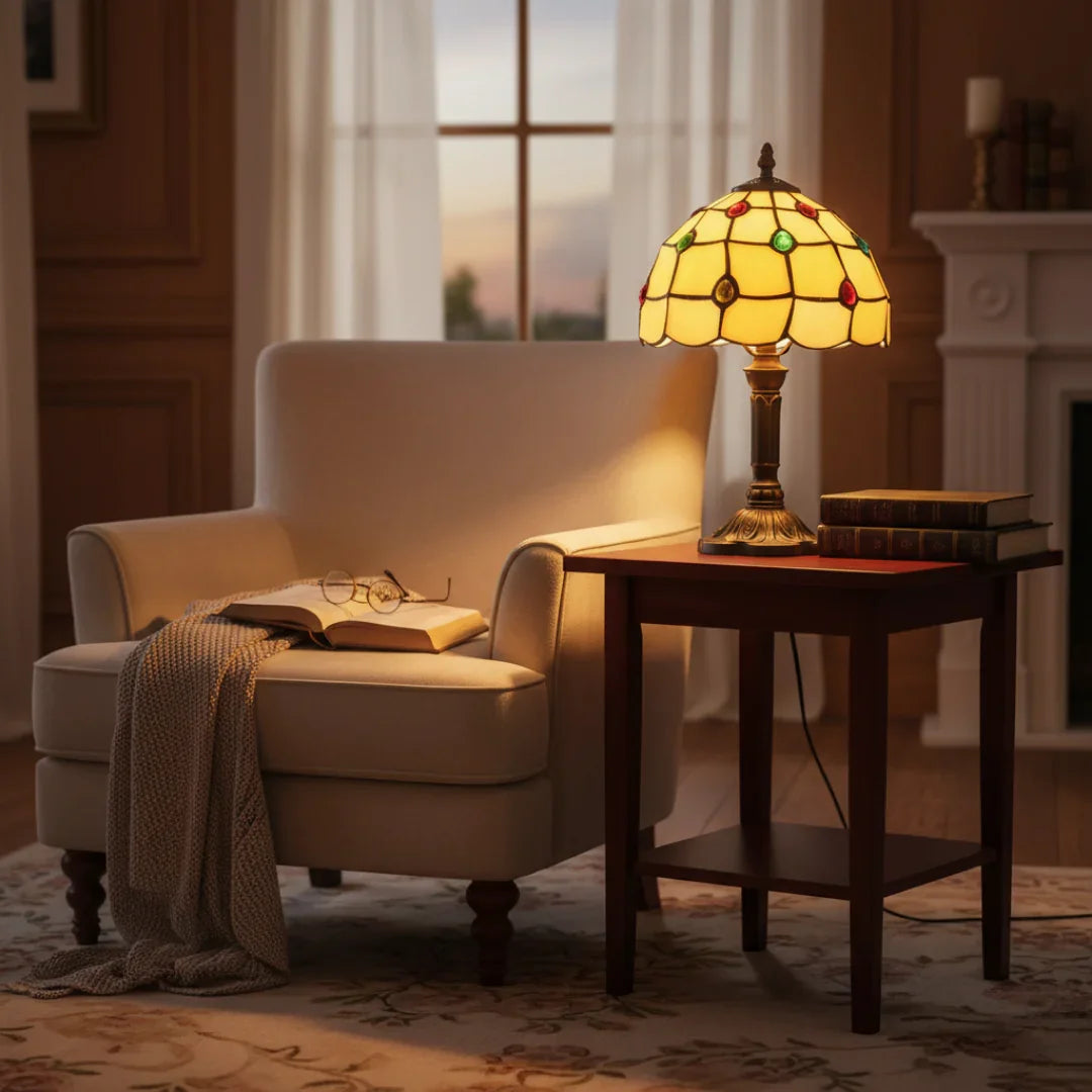 VINTARA | Zlatá svietiaca okenná lampa