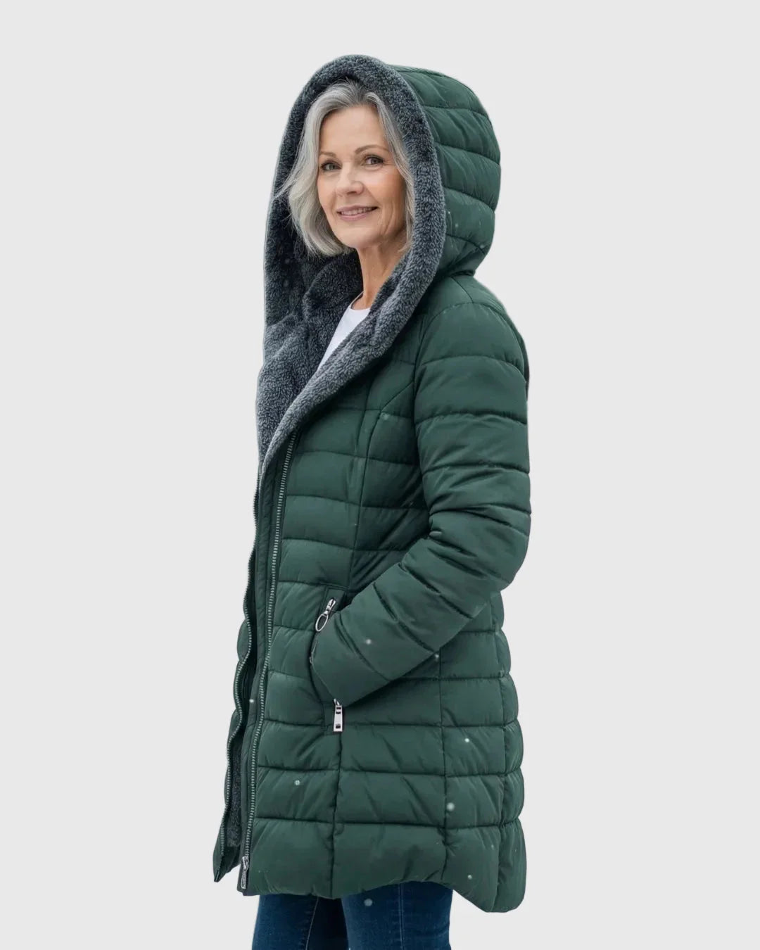 Clair - Puffer kabát s fleecovou podšívkou
