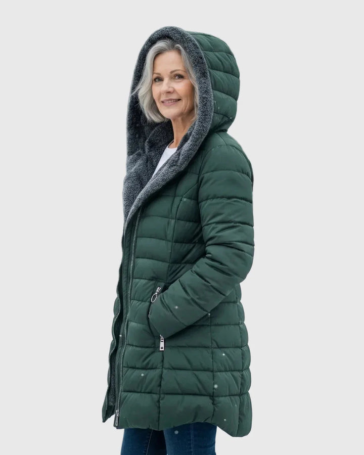 Clair - Puffer kabát s fleecovou podšívkou
