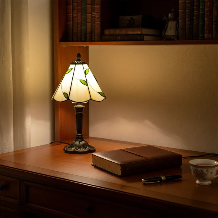 LEAFORA | RETRO sklenená lampa v tvare listu