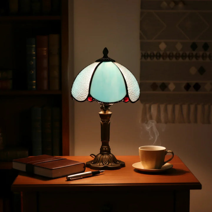 AZURIA | Luxusná modrá sklenená lampa