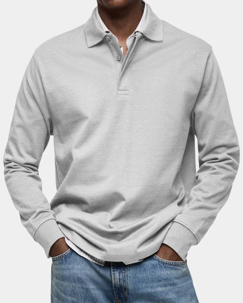 Lucca | Premium Polo s dlhým rukávom - Italská trieda a pohodlie