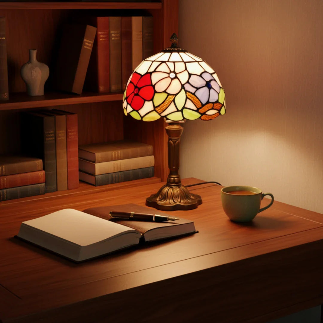ROSAVIA | Farebná lampa v štýle Tiffany