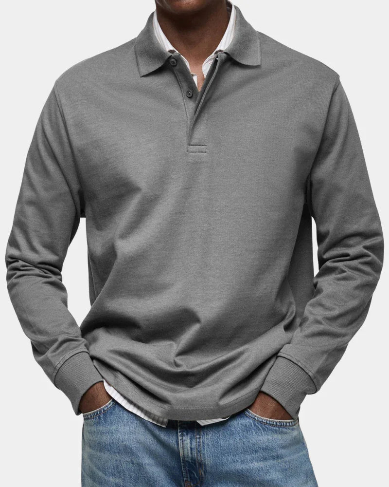 Lucca | Premium Polo s dlhým rukávom - Italská trieda a pohodlie