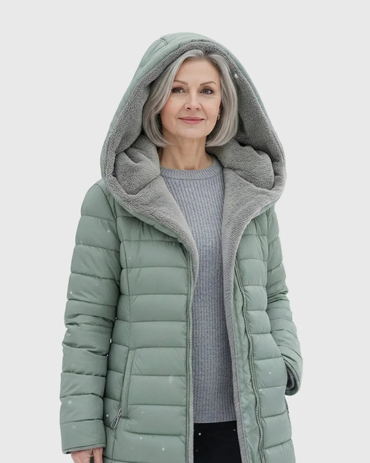 Clair - Puffer kabát s fleecovou podšívkou