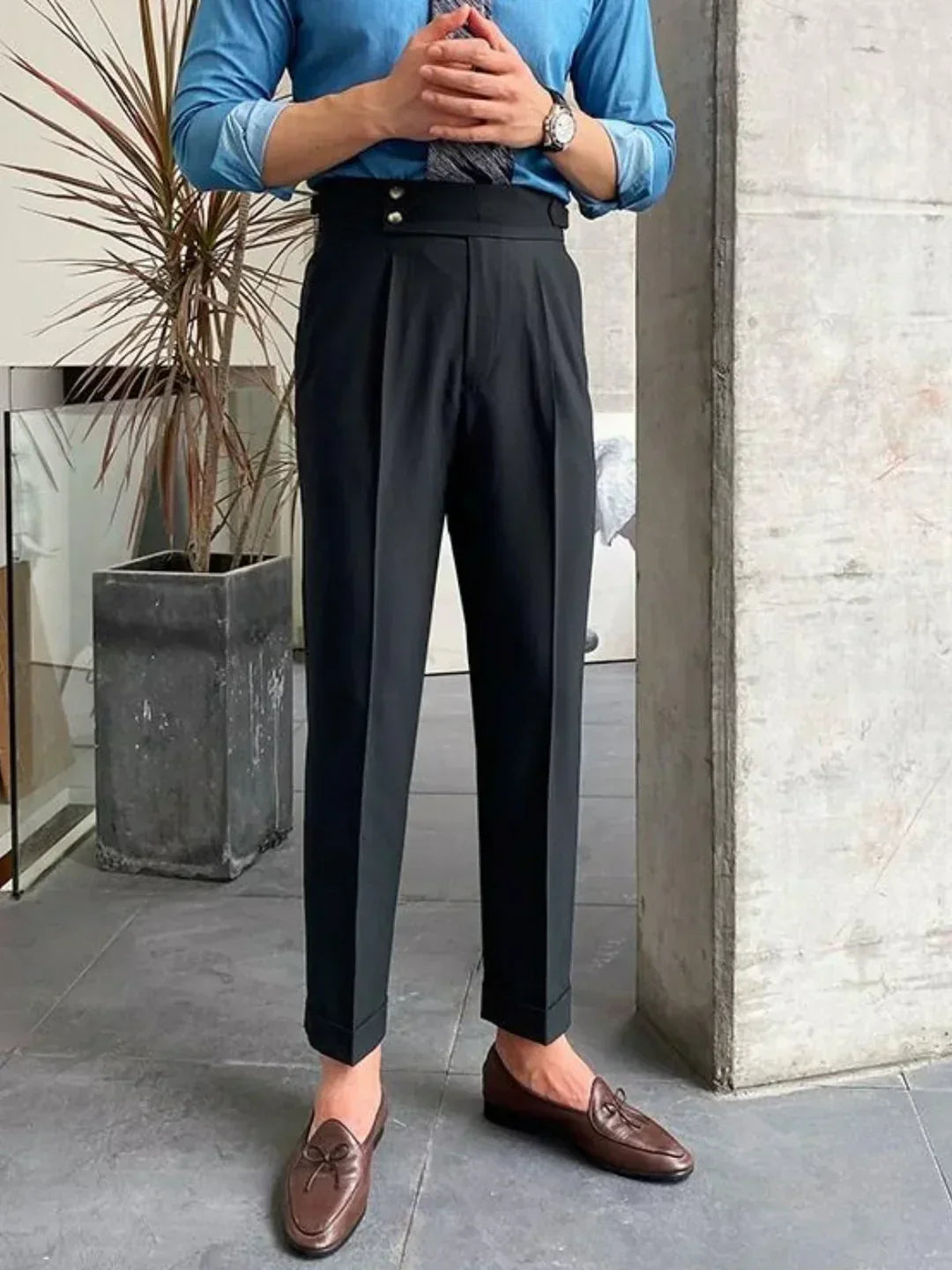 Elegantné klasické nohavice