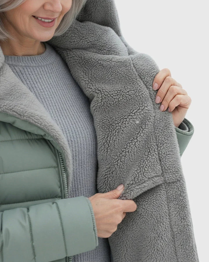 Clair - Puffer kabát s fleecovou podšívkou