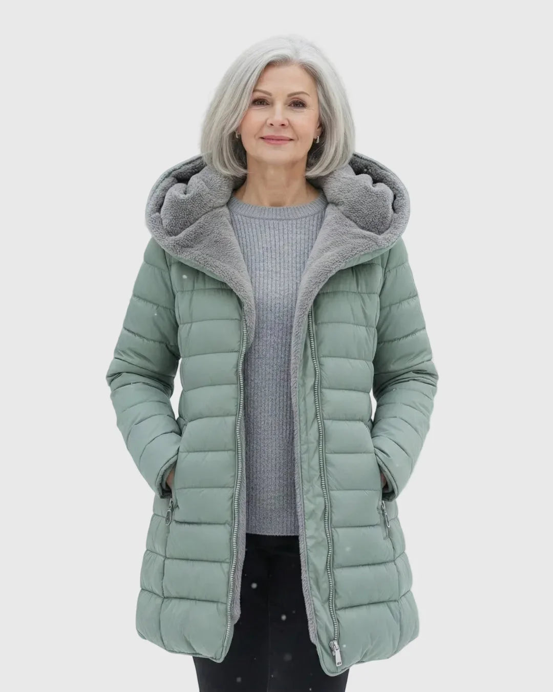 Clair - Puffer kabát s fleecovou podšívkou