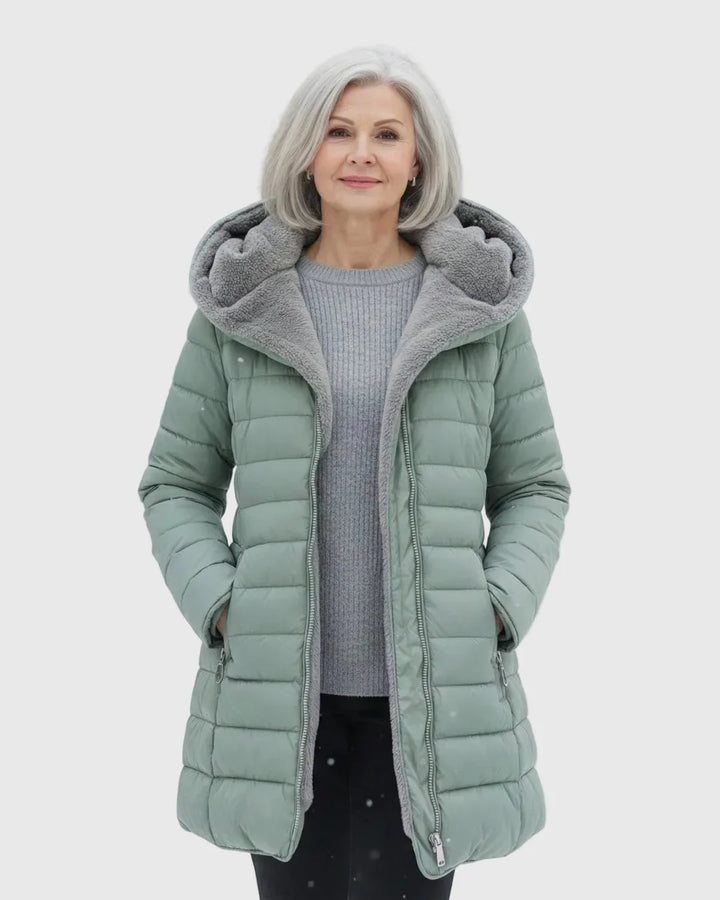 Clair - Puffer kabát s fleecovou podšívkou