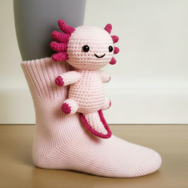 Zuzana | Mäkké pletené ponožky s 3D zvieratkom