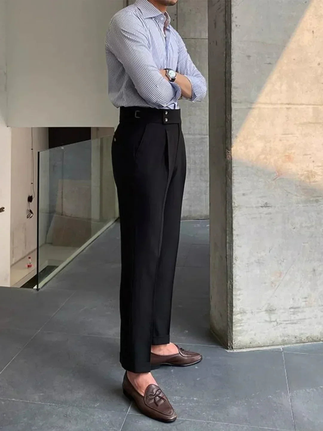 Elegantné klasické nohavice