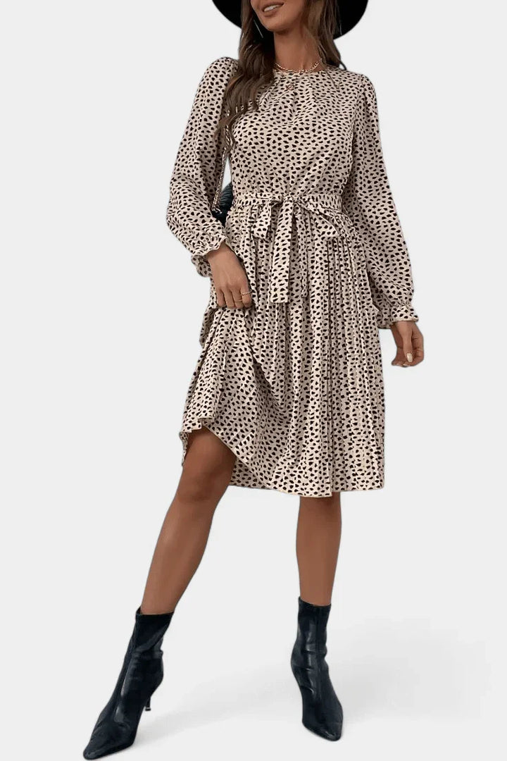 Agnes | leopardí plisovaný
