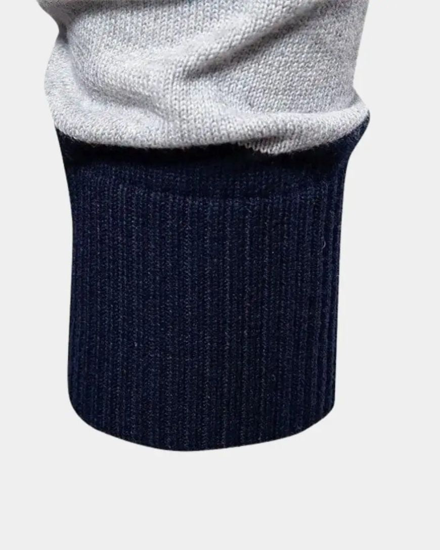 Allan™ | Mikina s kapucňou a polovičným zipsom
