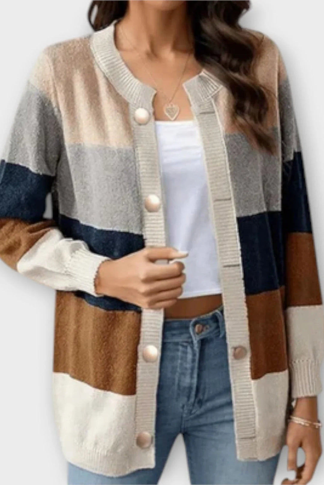 Amalie | Cardigan pruhovaný