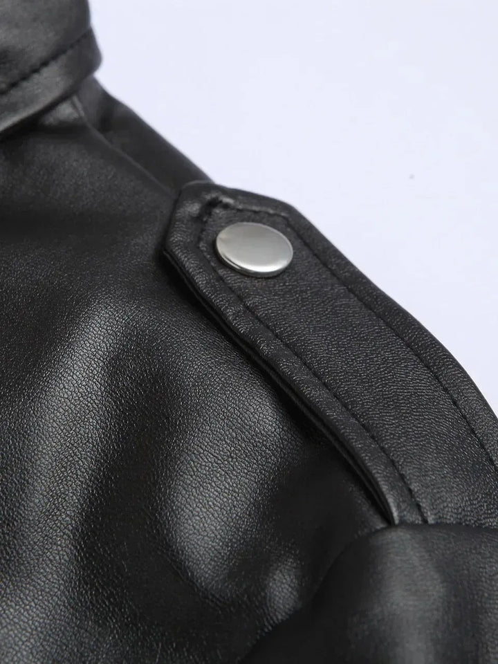Austin™ | Klasická kožená bunda pre motorkára