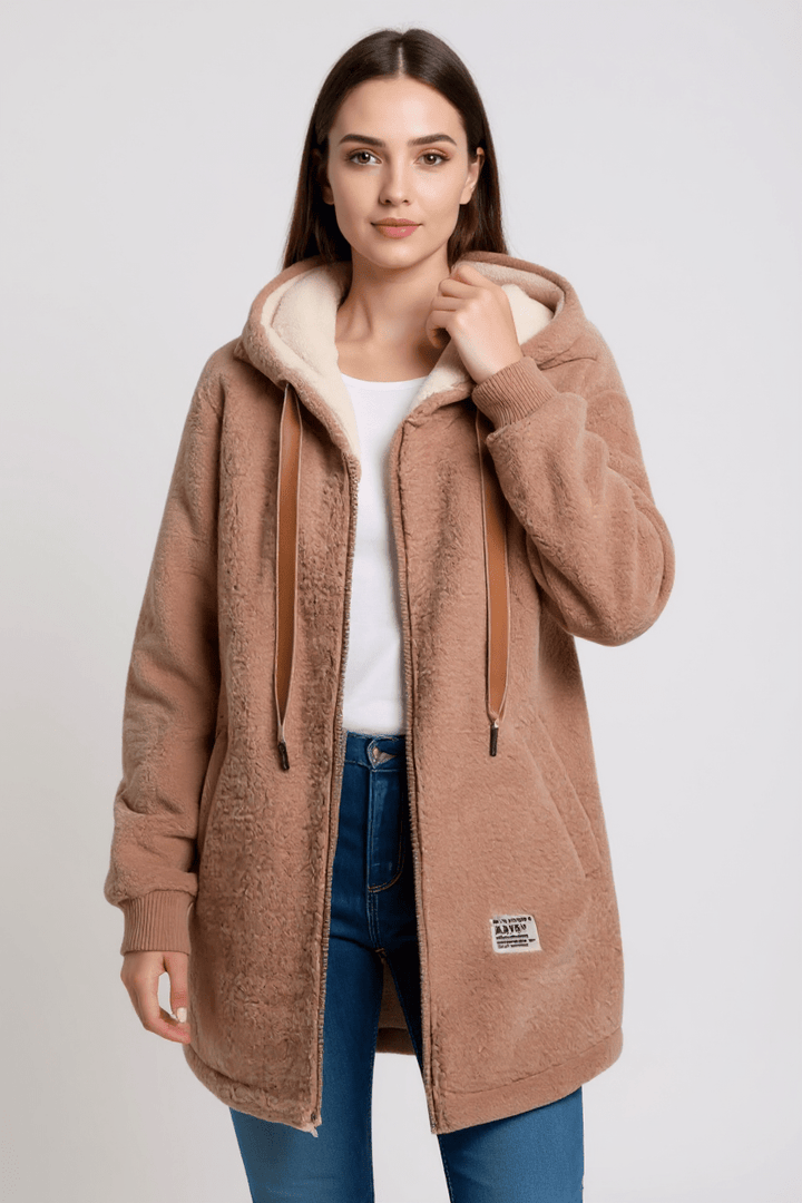 Birgitta  | Elegantná fleece bunda so severským dizajnom