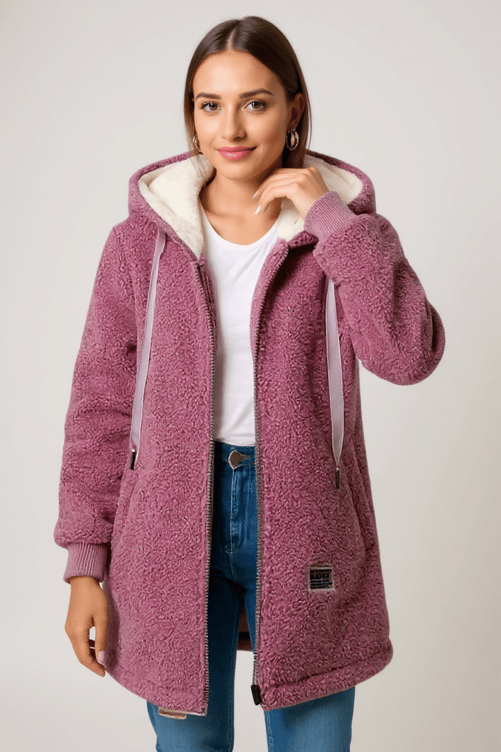 Birgitta  | Elegantná fleece bunda so severským dizajnom
