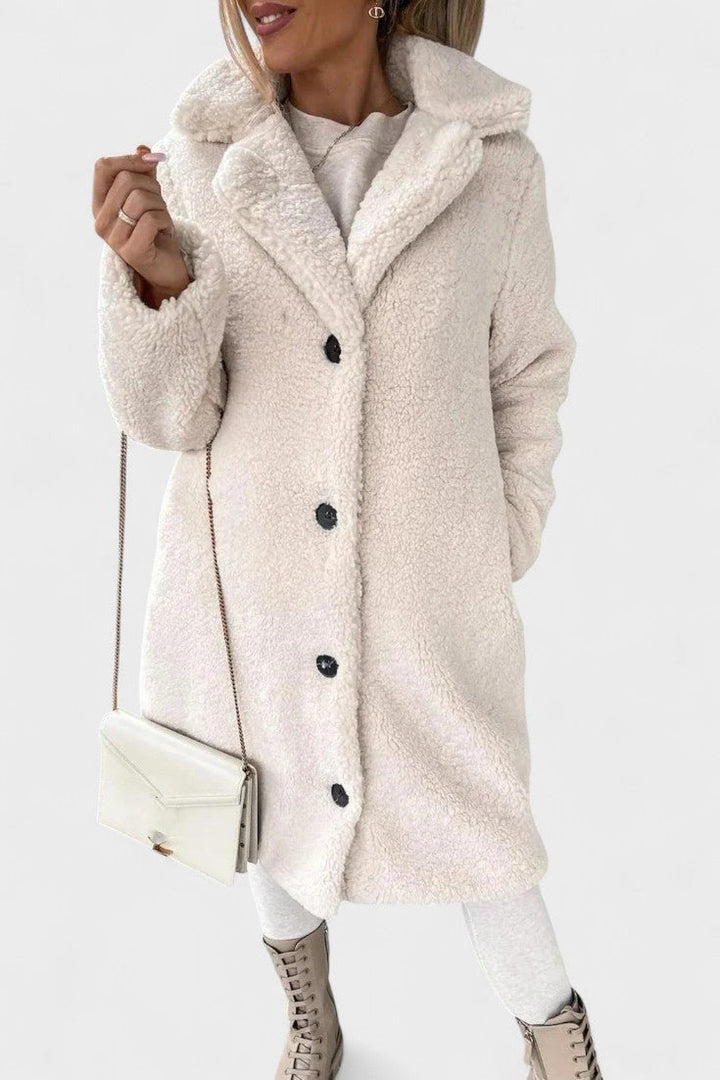 Birgitte  | Elegantná teddy bunda s luxusným dizajnom
