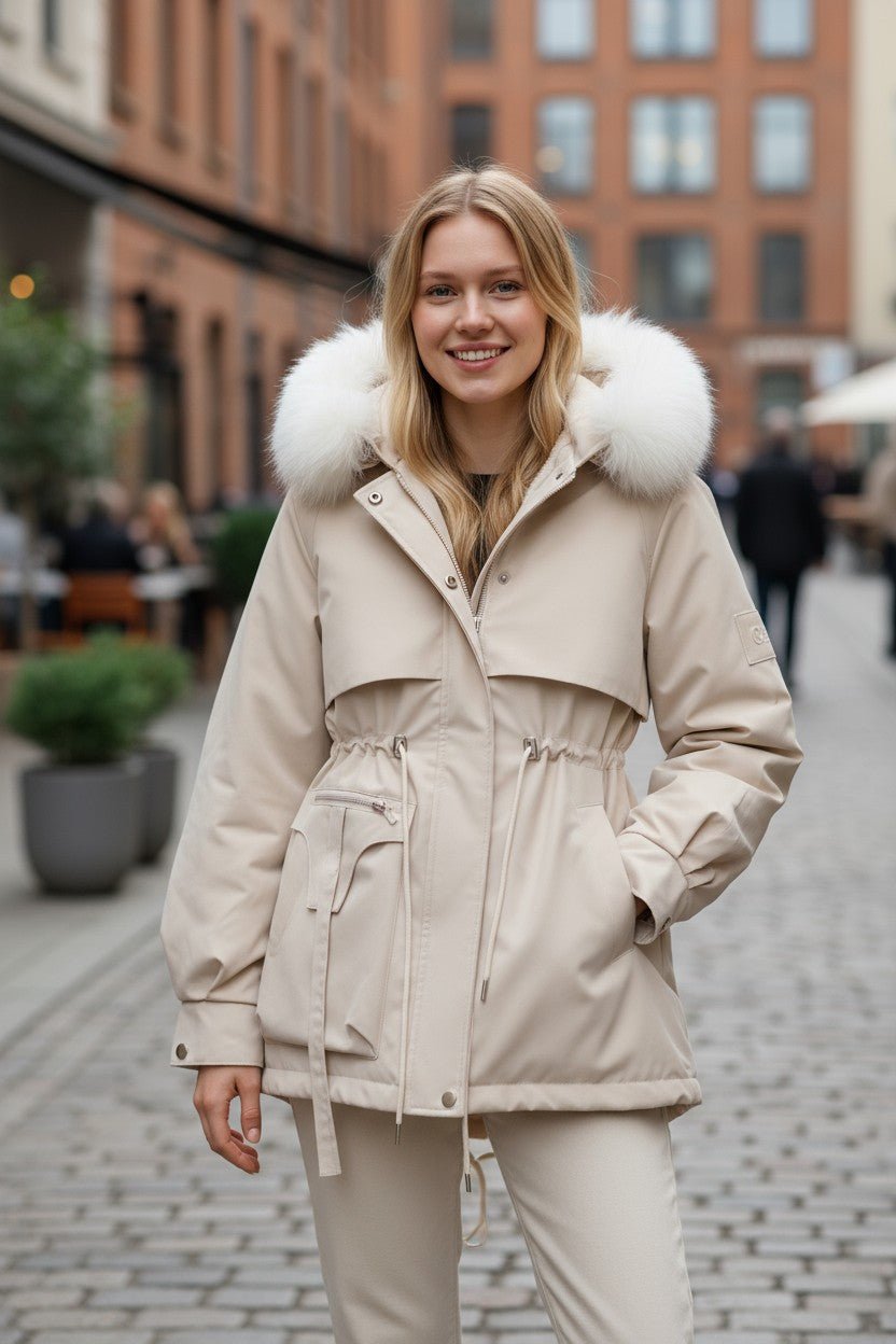 Cecilie | Elegantný zimný kabát v luxusnom dizajne