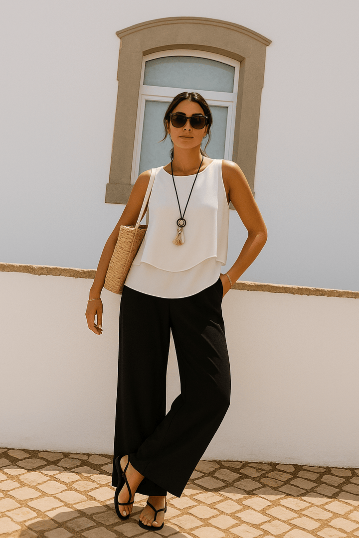 Catarina | Elegantný zelený letný set