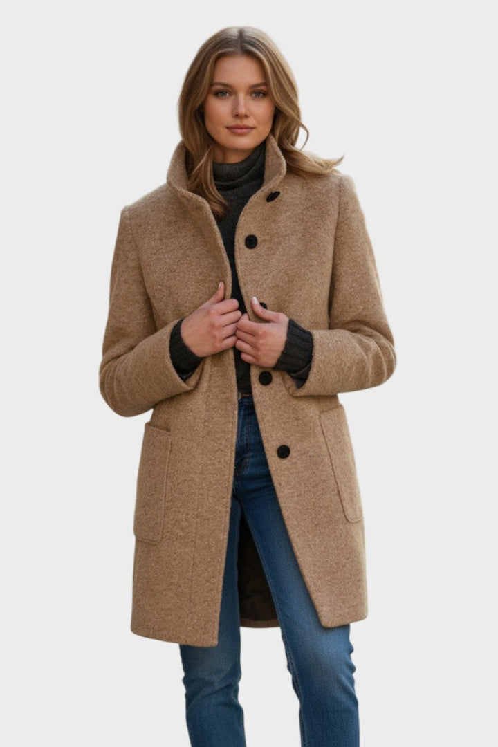 Fiora  | Elegantný kabát s nordickým dizajnom