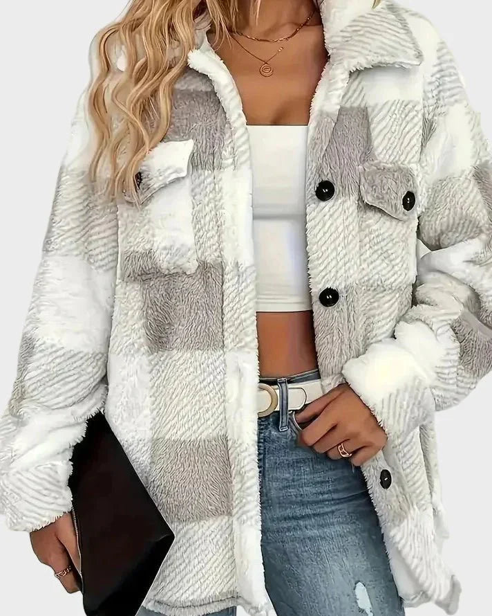 Gitte | Casaco de fleece estiloso